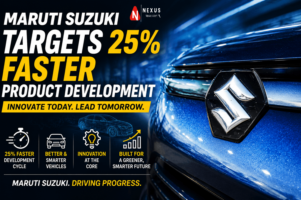 Maruti Suzuki Targets 25% Faster Product Development