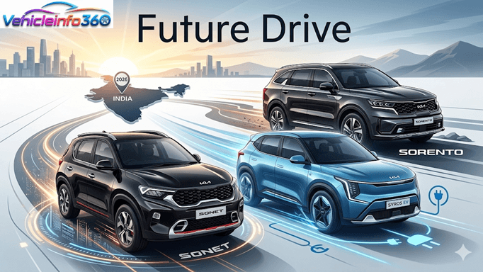Top 3 Upcoming Kia SUVs in India 2026: Sonet, Syros EV & Sorento